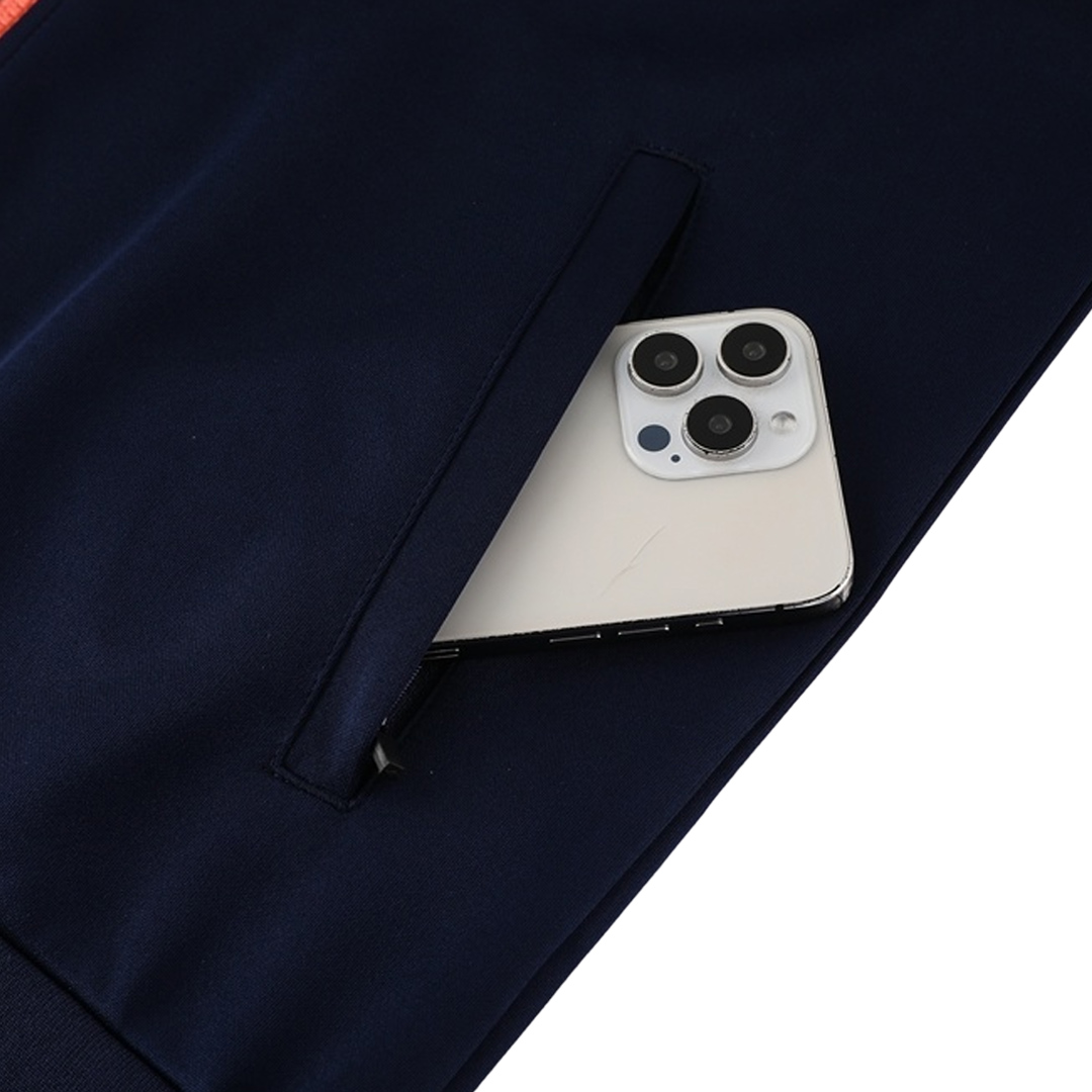 Barcelona Training Jacket 2025/26 - Navy&Orange - Pro Jersey Shop