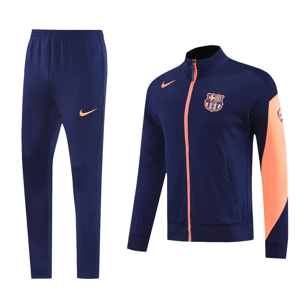 Barcelona Training Jacket Kit 2025/26 - Navy&Orange - Pro Jersey Shop