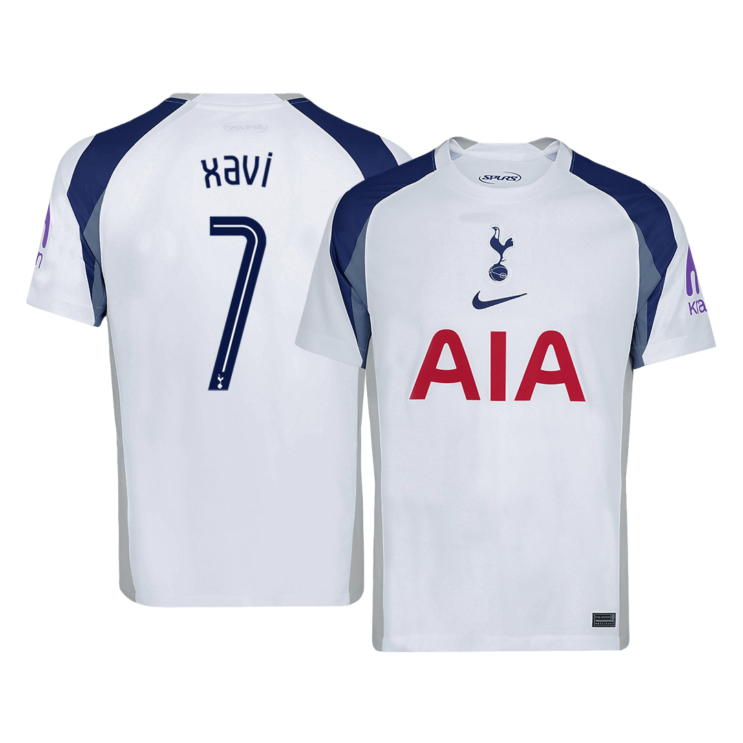 Tottenham Hotspur XAVI #7 Home Soccer Fan Jersey 2025/26 UCL - Pro Jersey Shop