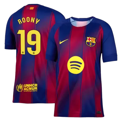 Barcelona ROONY #19 Home Soccer Jersey Replica 2025/26 - Pro Jersey Shop