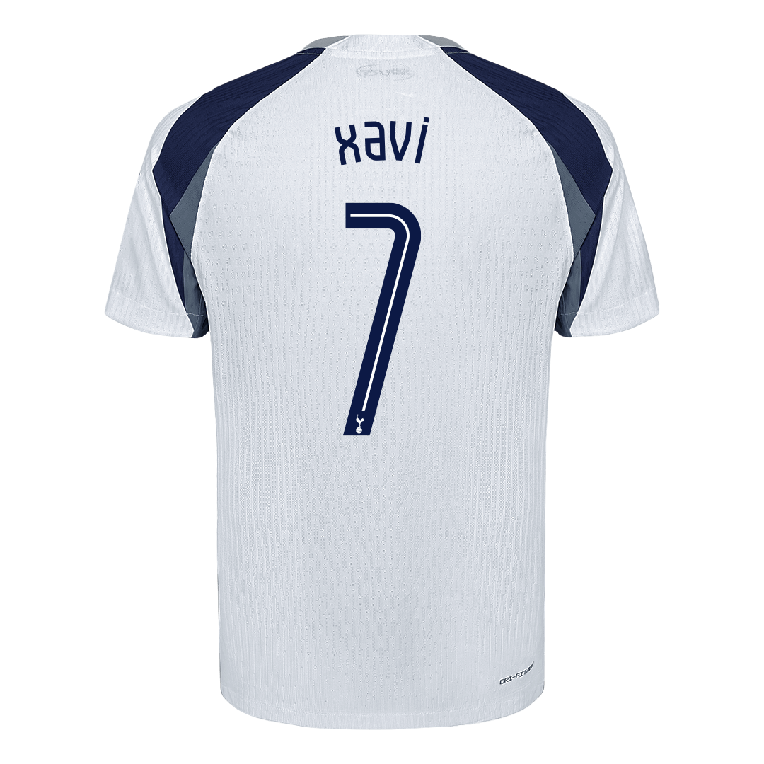 Tottenham Hotspur XAVI #7 Home Soccer Match Jersey 2025/26 UCL - Pro Jersey Shop
