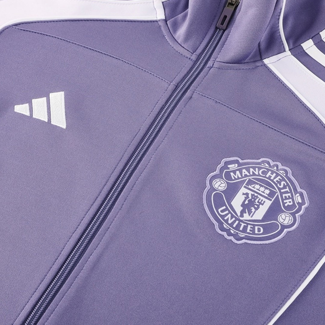Manchester United Training Jacket Kit 2025/26 - Purple - Pro Jersey Shop