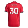 Manchester United ŠEŠKO #30 Home Soccer Jersey Authentic 2025/26 - Pro Jersey Shop