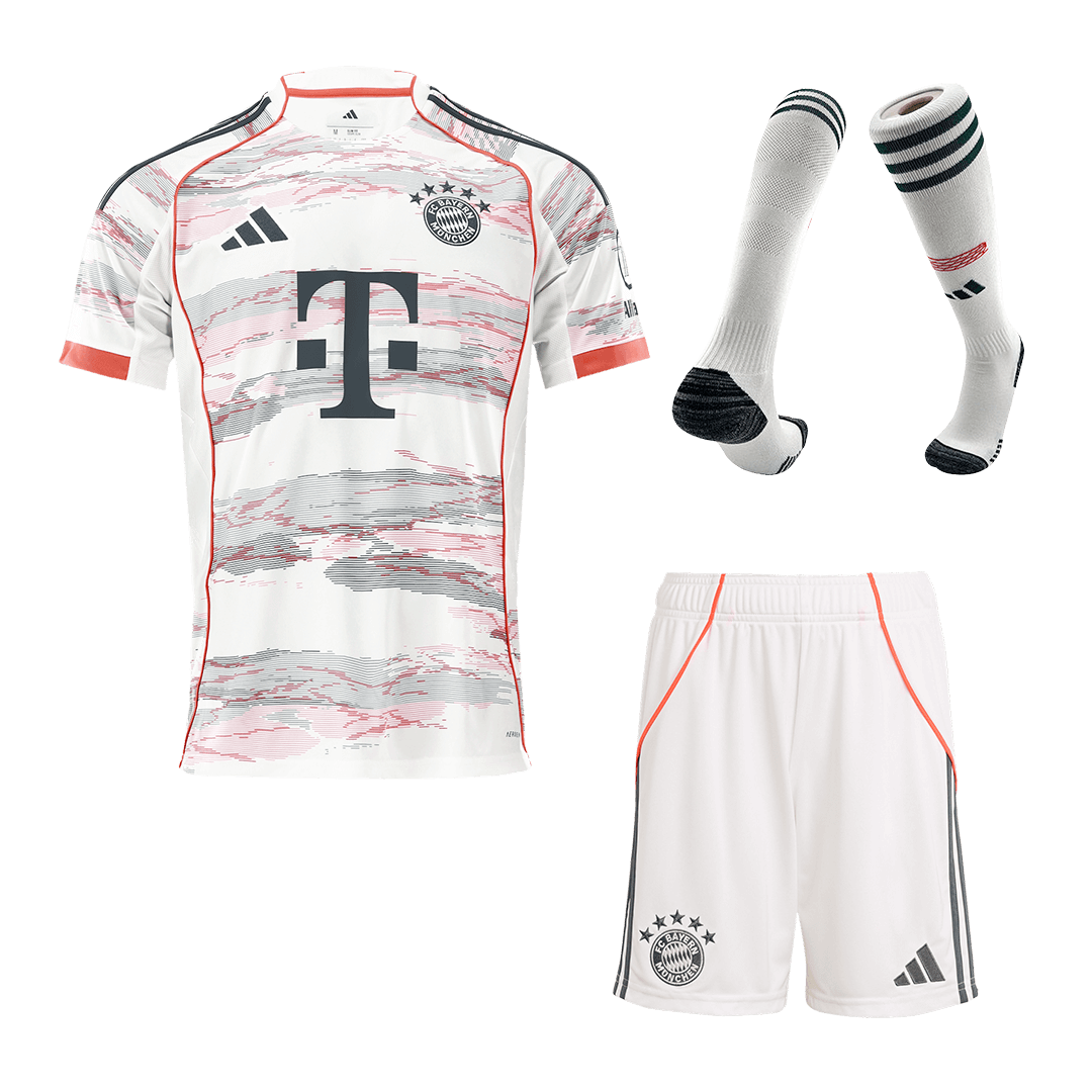 Bayern Munich Away Soccer Fan Full Kit 2025/26 - Pro Jersey Shop