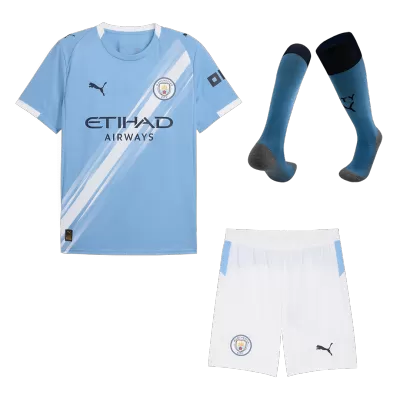 Manchester City Home Soccer Full Kit Replica 2025/26 - Pro Jersey Shop