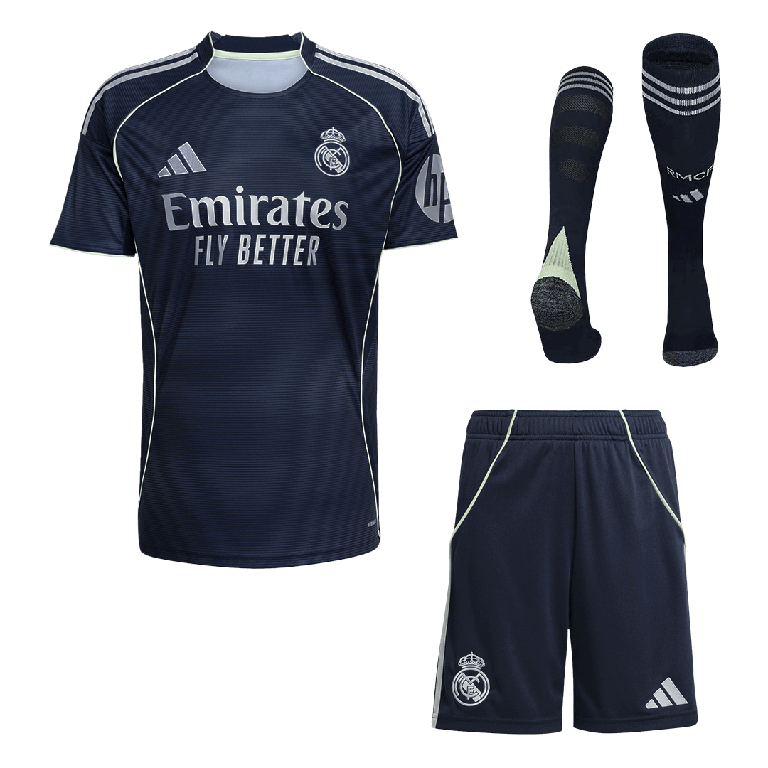 Real Madrid Away Soccer Full Kit Replica 2025/26 - Pro Jersey Shop