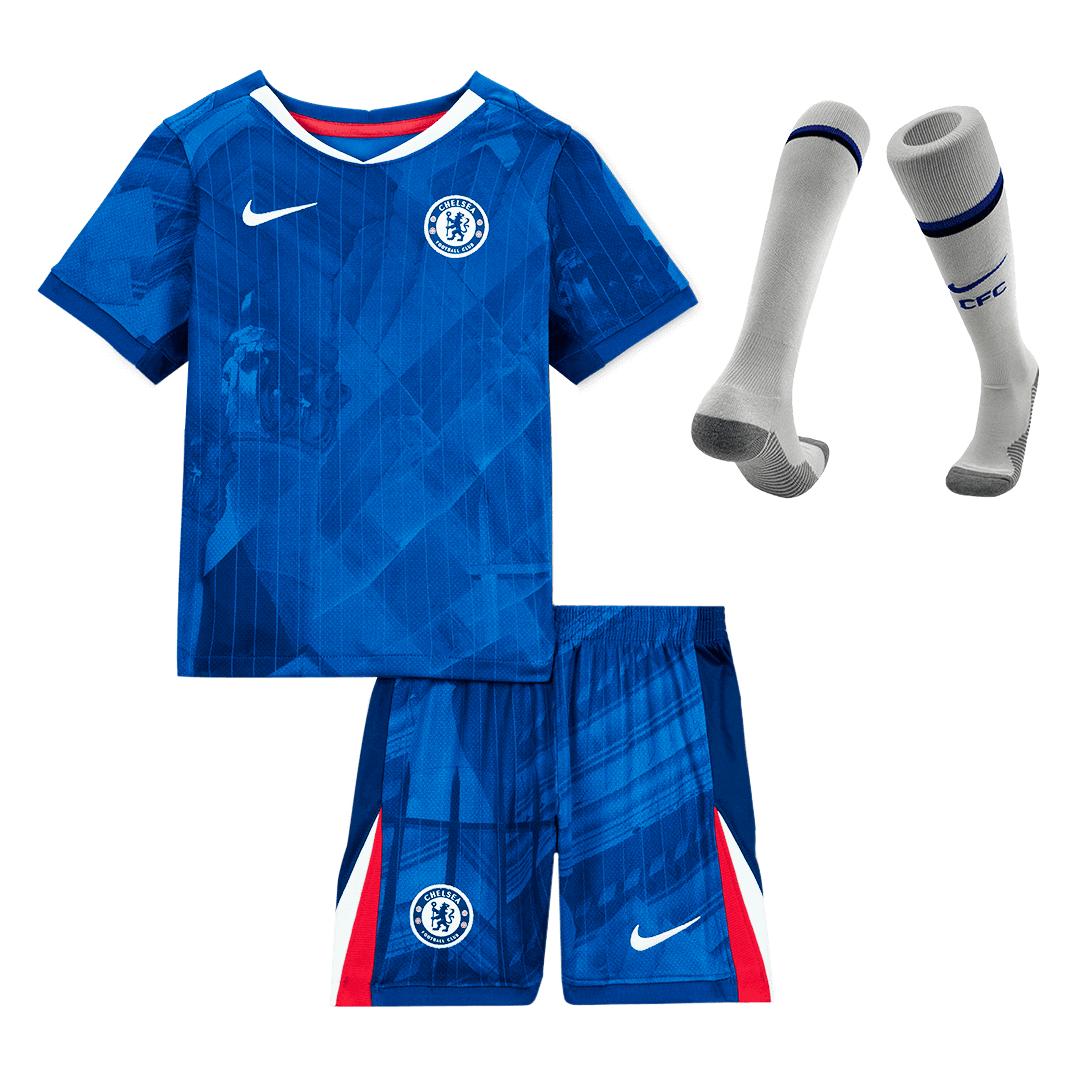 Kids Chelsea Home Soccer Jersey Full Kit 2025/26 - Pro Jersey Shop
