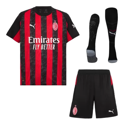 AC Milan Home Soccer Full Kit Replica 2025/26 - Pro Jersey Shop