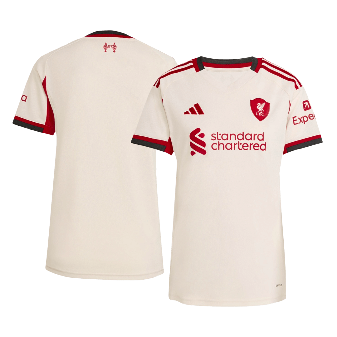 Women Liverpool Away Soccer Jersey 2025/26 - Pro Jersey Shop