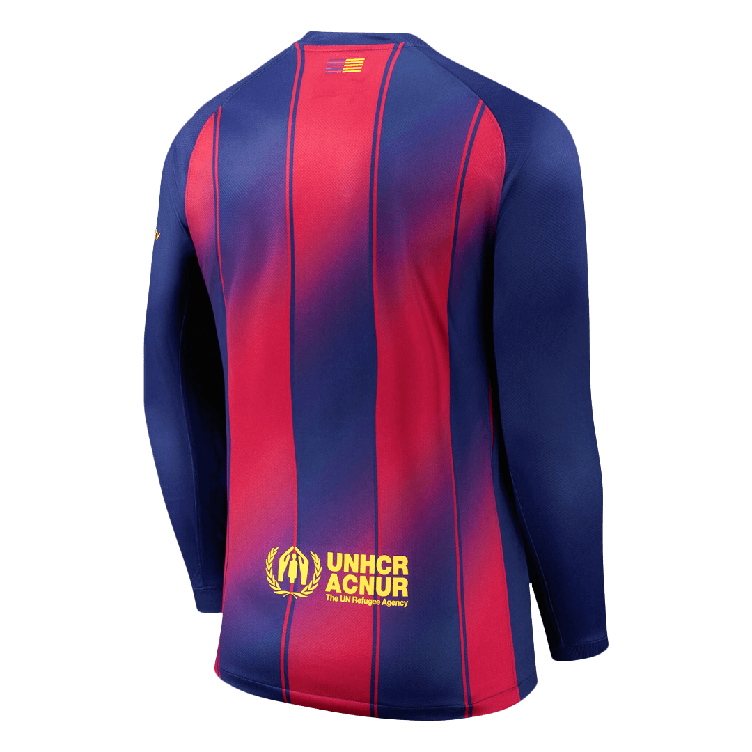 Barcelona Home Soccer Long Sleeves Jersey Replica 2025/26 - Pro Jersey Shop