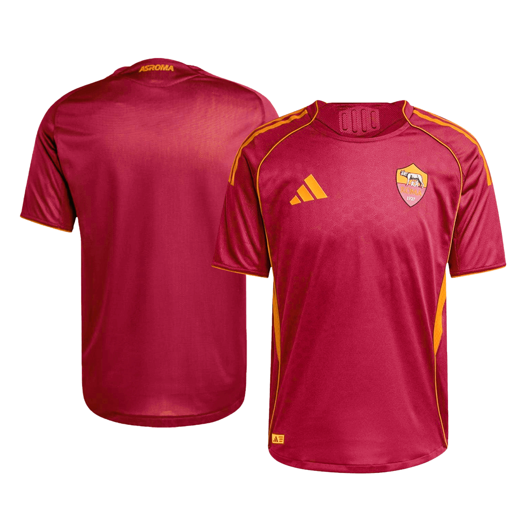 Roma Home Soccer Match Jersey 2025/26 - Pro Jersey Shop