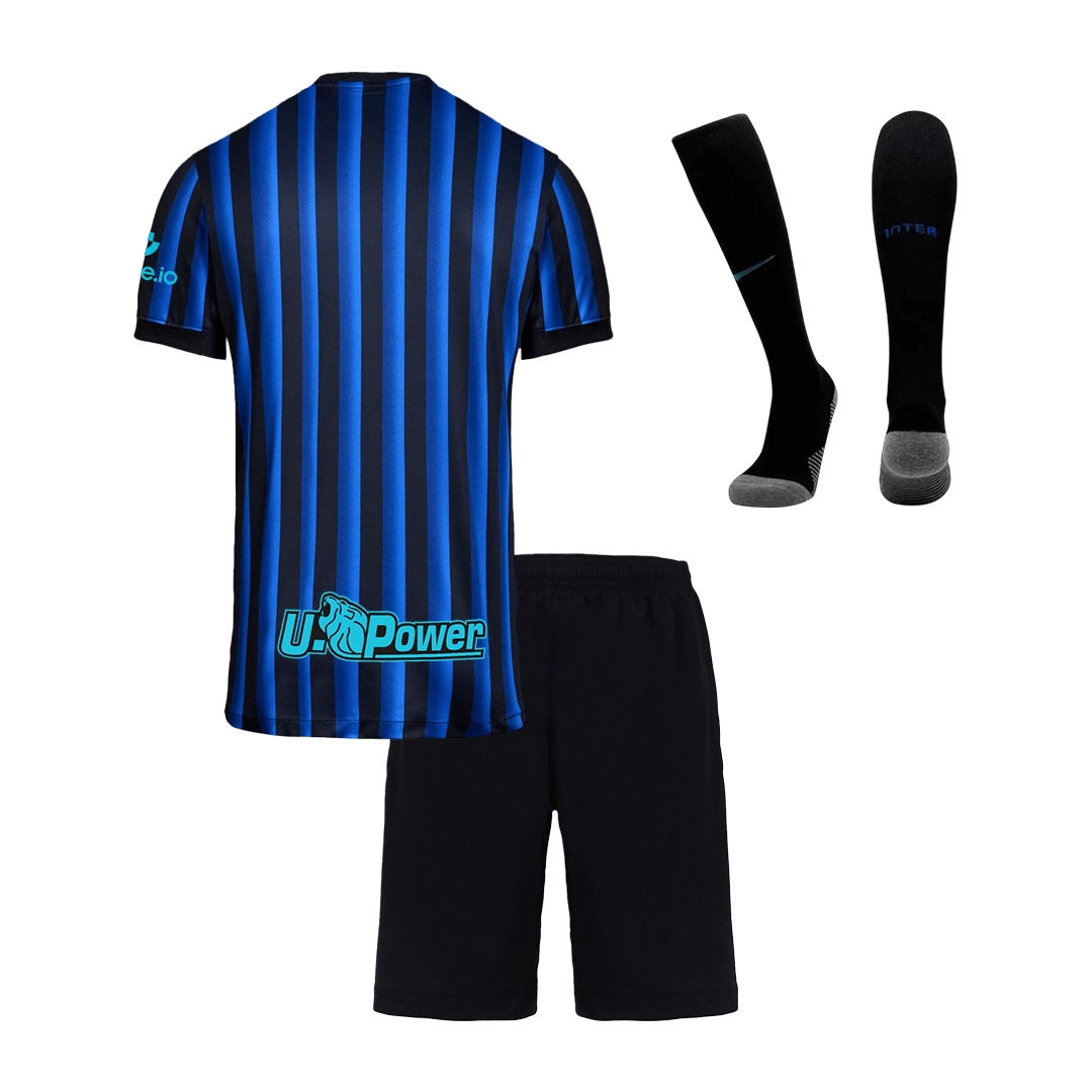 Kids Inter Milan Home Soccer Jersey Full Kit 2025/26 - Pro Jersey Shop