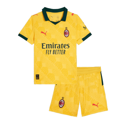 Kids AC Milan Third Away Soccer Jersey Kit 2025/26 - Pro Jersey Shop