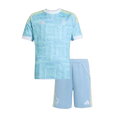 Kids Juventus Away Soccer Jersey Kit 2025/26 - Pro Jersey Shop