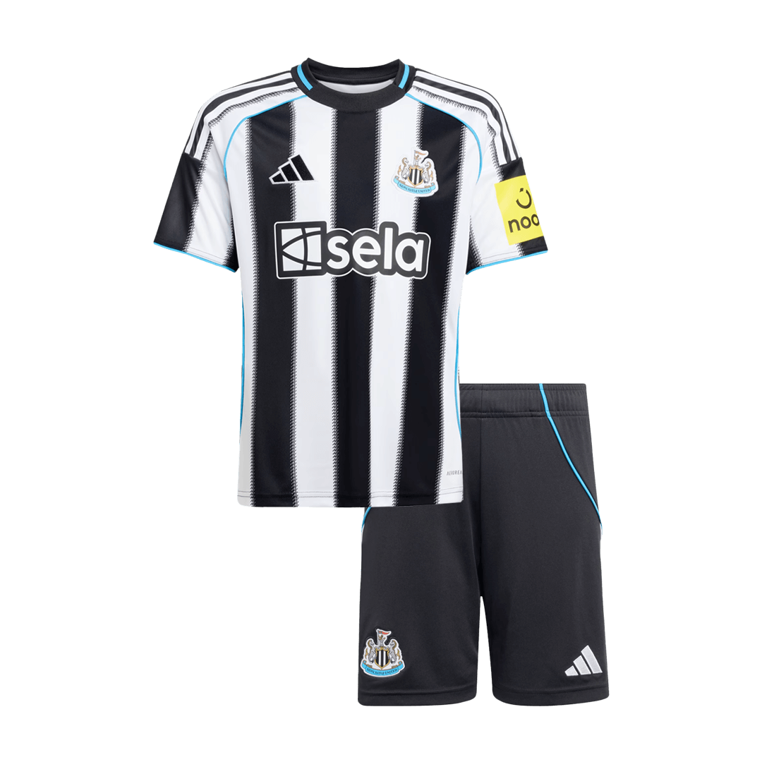Kids Newcastle United Home Soccer Jersey Kit 2025/26 - Pro Jersey Shop