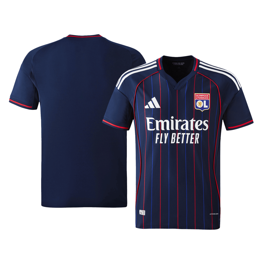 Olympique Lyonnais Away Soccer Jersey Authentic 2025/26 - Pro Jersey Shop