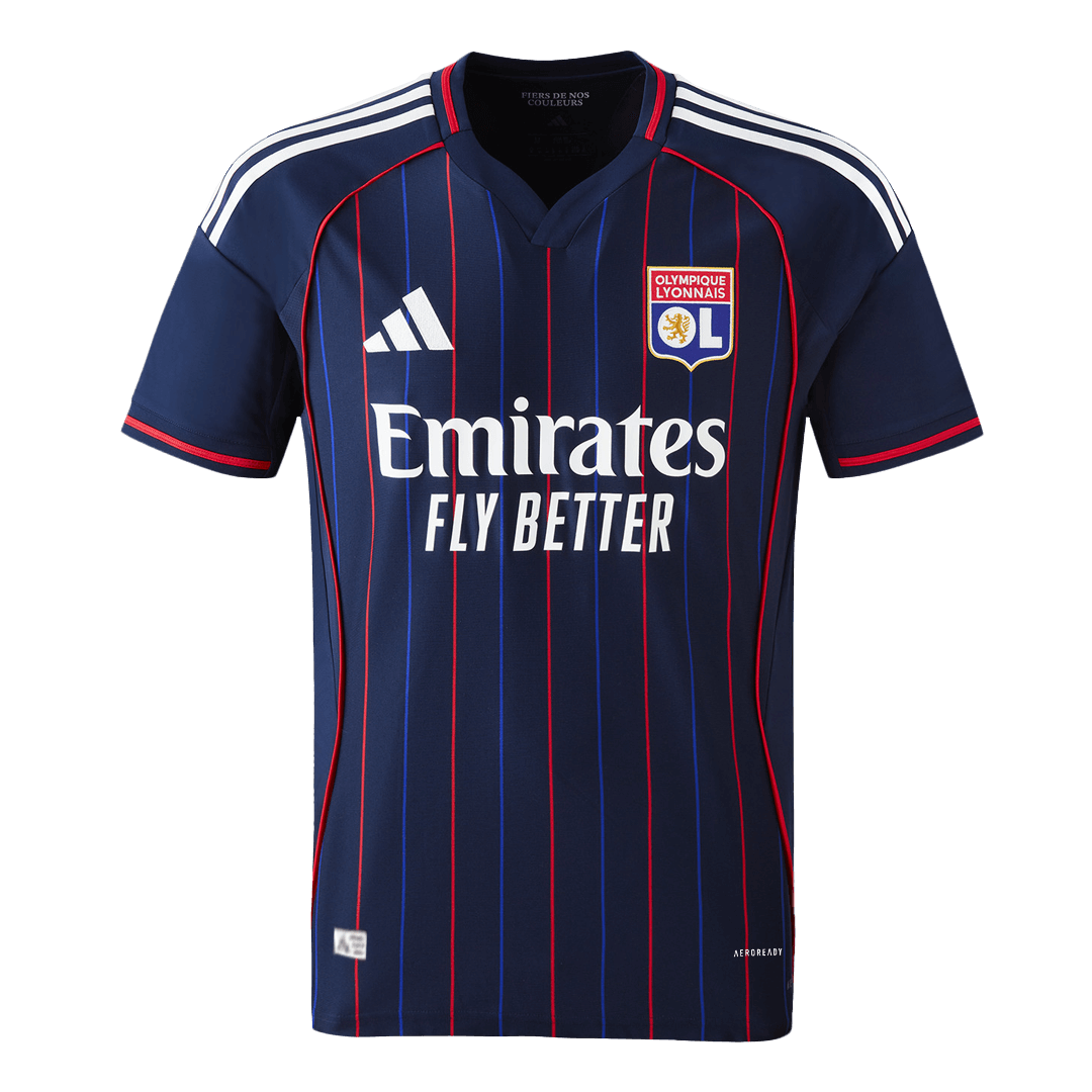 Olympique Lyonnais Away Soccer Jersey Authentic 2025/26 - Pro Jersey Shop