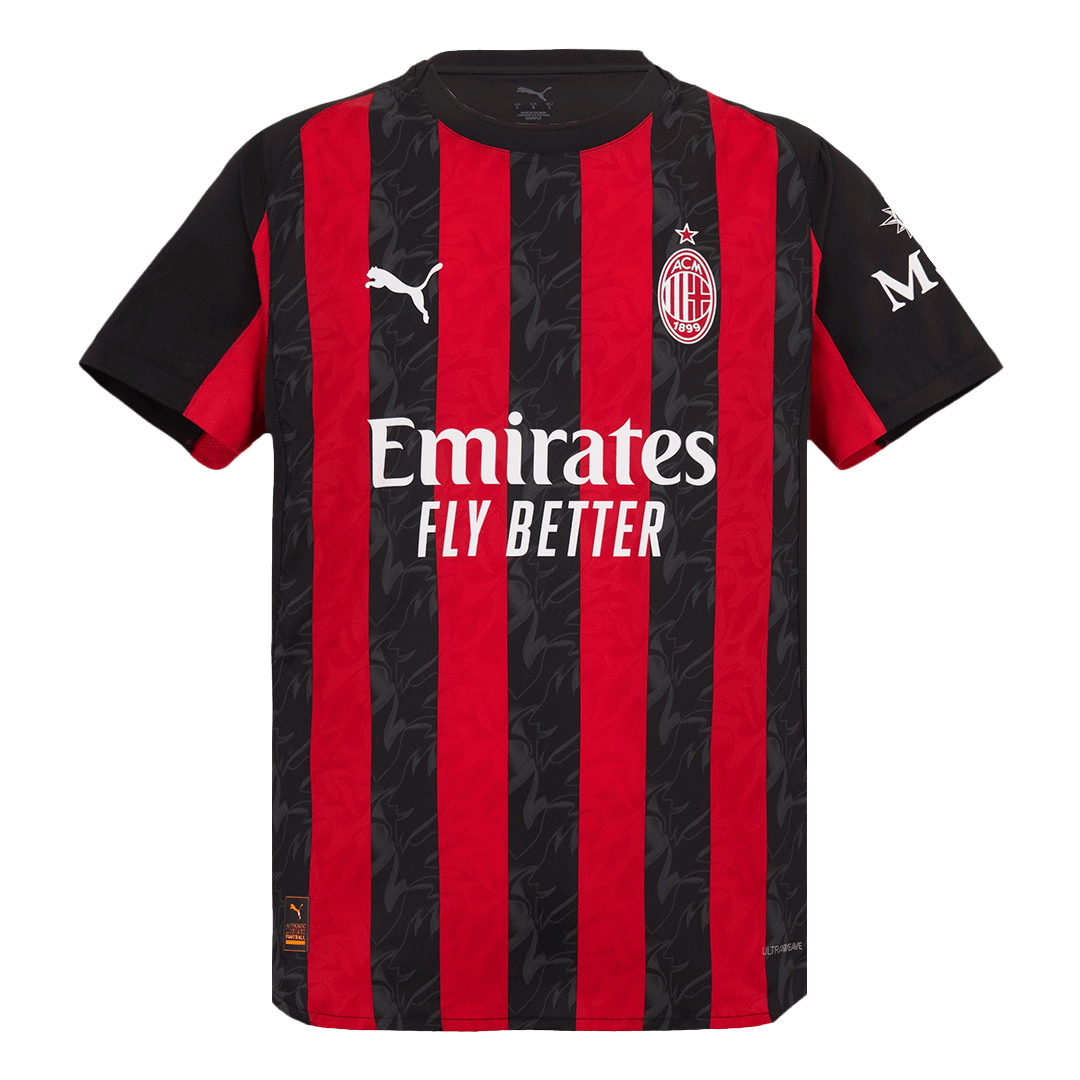 AC Milan Home Soccer Jersey Authentic 2025/26 - Pro Jersey Shop