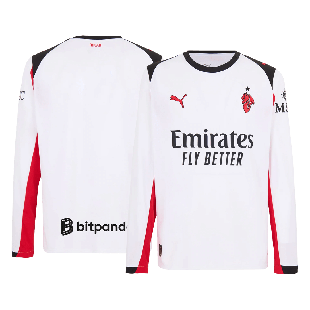 AC Milan Away Soccer Long Sleeves Jersey Replica 2025/26 - Pro Jersey Shop