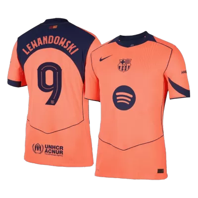 UCL Barcelona LEWANDOWSKI #9 Third Away Soccer Jersey Authentic 2025/26 - Pro Jersey Shop