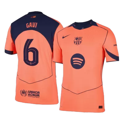 UCL Barcelona GAVI #6 Third Away Soccer Jersey Authentic 2025/26 - Pro Jersey Shop