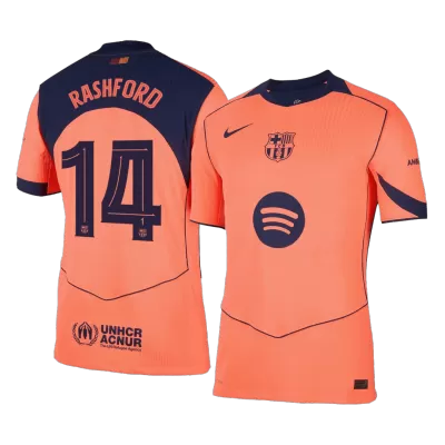UCL Barcelona RASHFORD #14 Third Away Soccer Jersey Authentic 2025/26 - Pro Jersey Shop