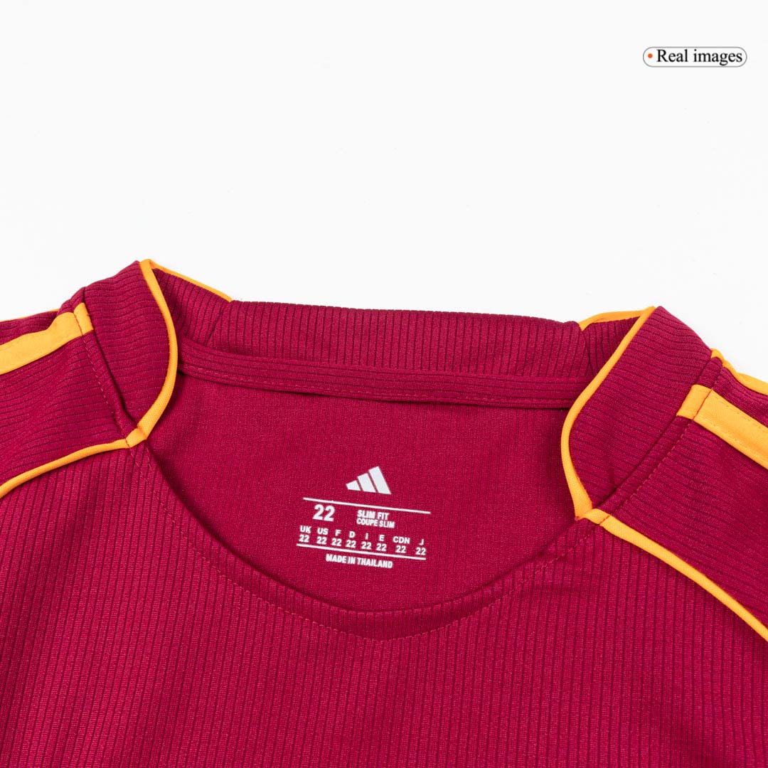 Kids Roma Home Soccer Jersey Kit 2025/26 - Pro Jersey Shop