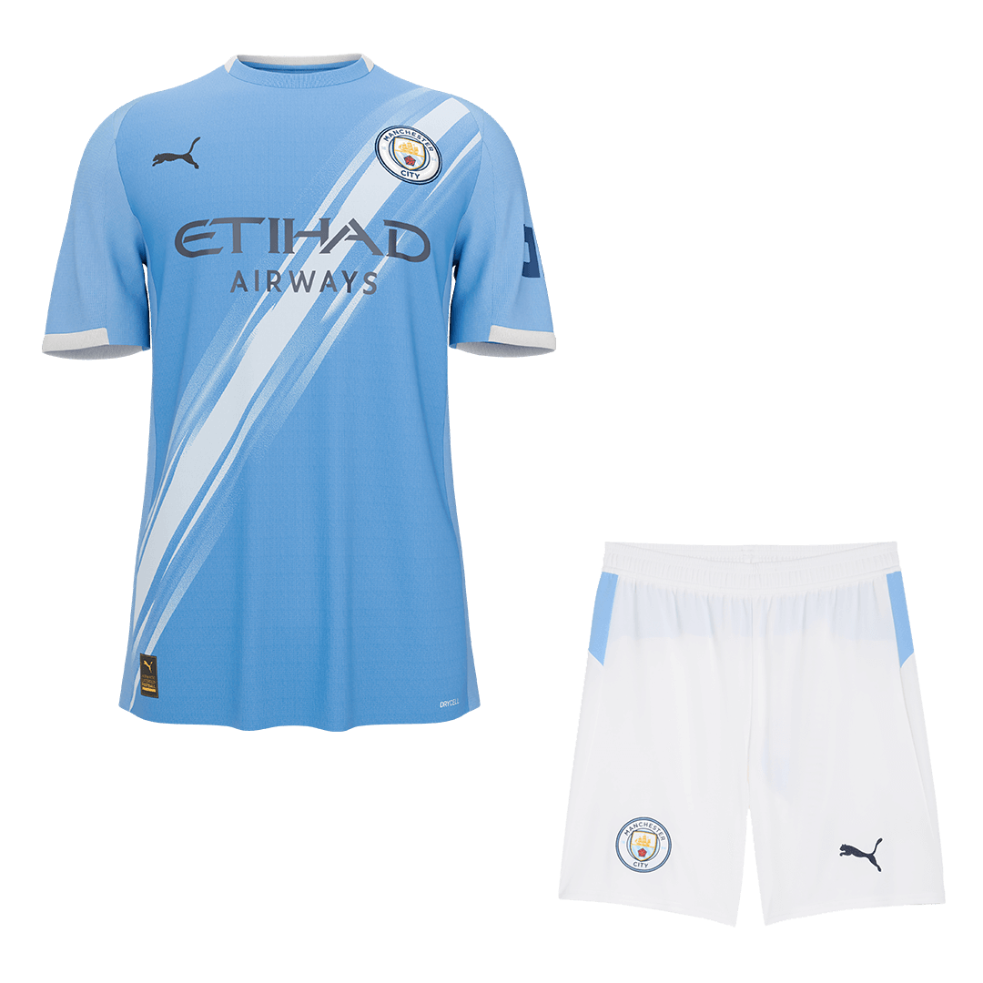Manchester City Home Soccer Fan Jersey Kit 2025/26 - Pro Jersey Shop