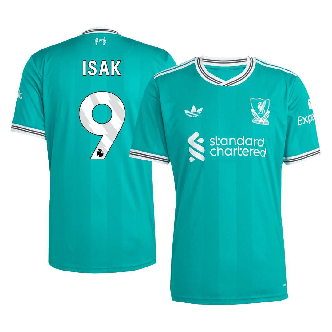 Liverpool ISAK #9 Third Away Soccer Jersey Replica 2025/26 - Pro Jersey Shop