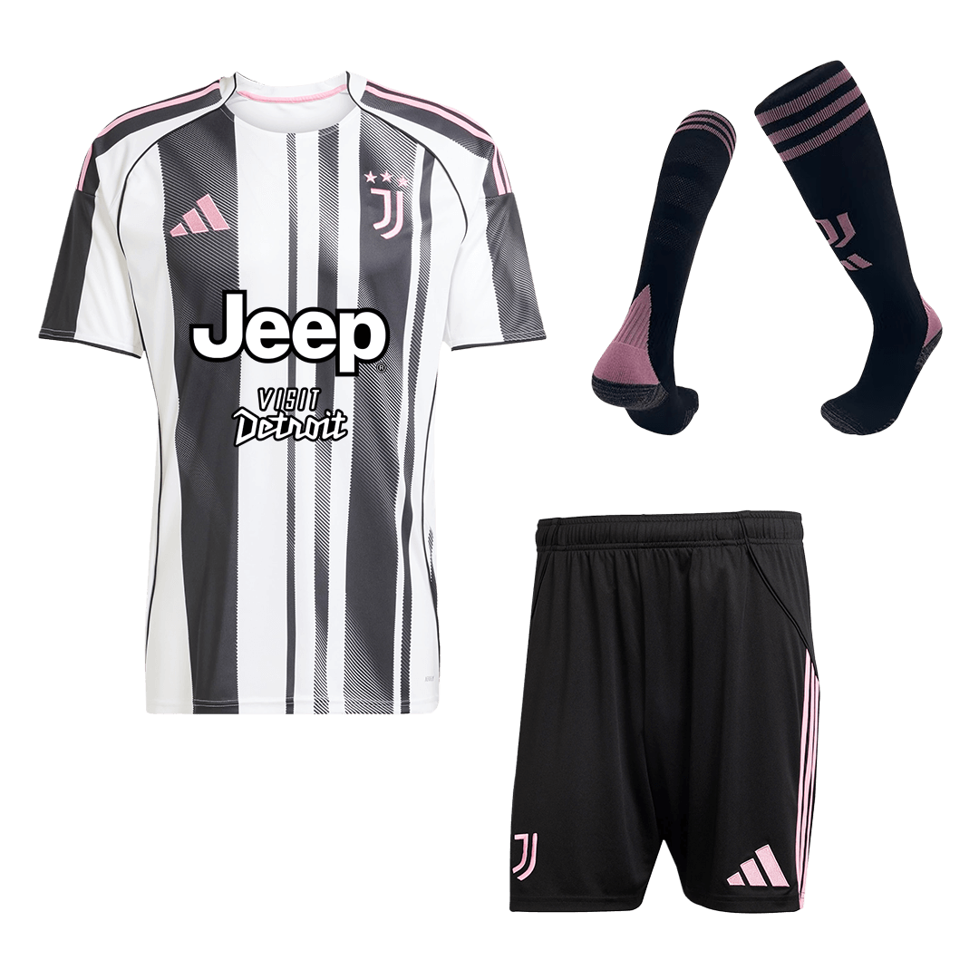 Juventus Home Soccer Fan Full Kit 2025/26 - Pro Jersey Shop