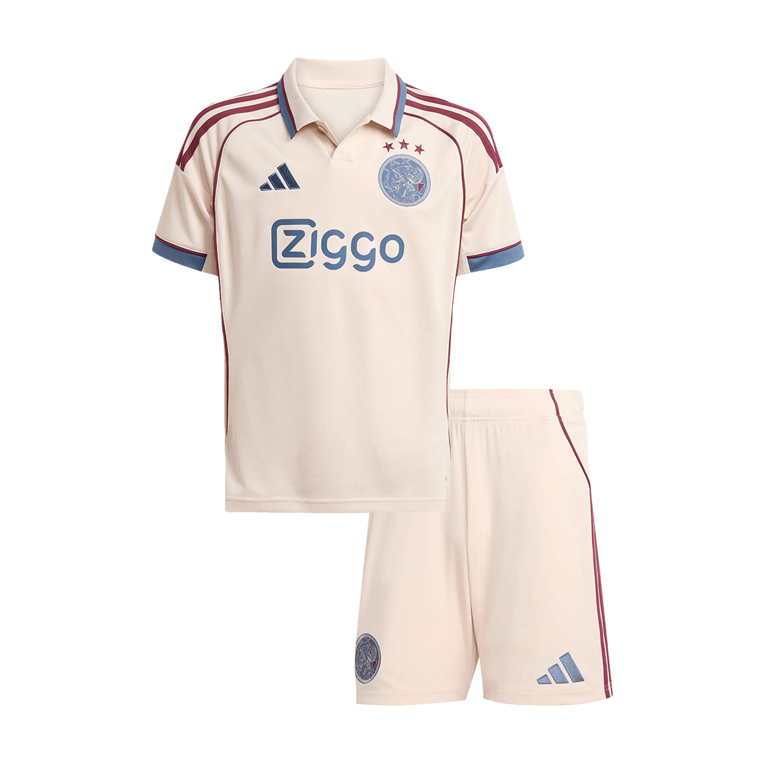 Kids Ajax Third Away Soccer Jersey Kit 2025/26 - Pro Jersey Shop