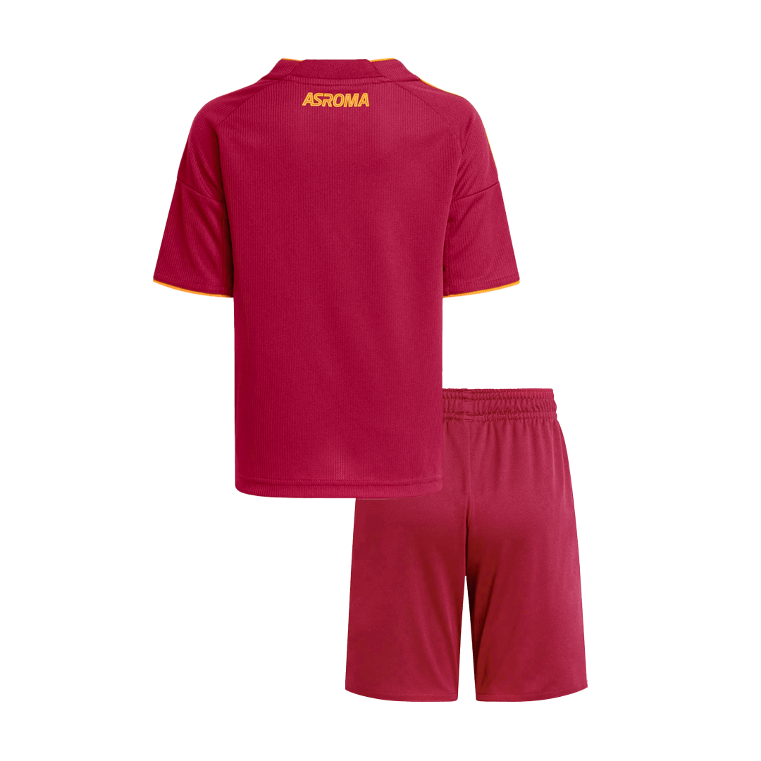 Kids Roma Home Soccer Jersey Kit 2025/26 - Pro Jersey Shop