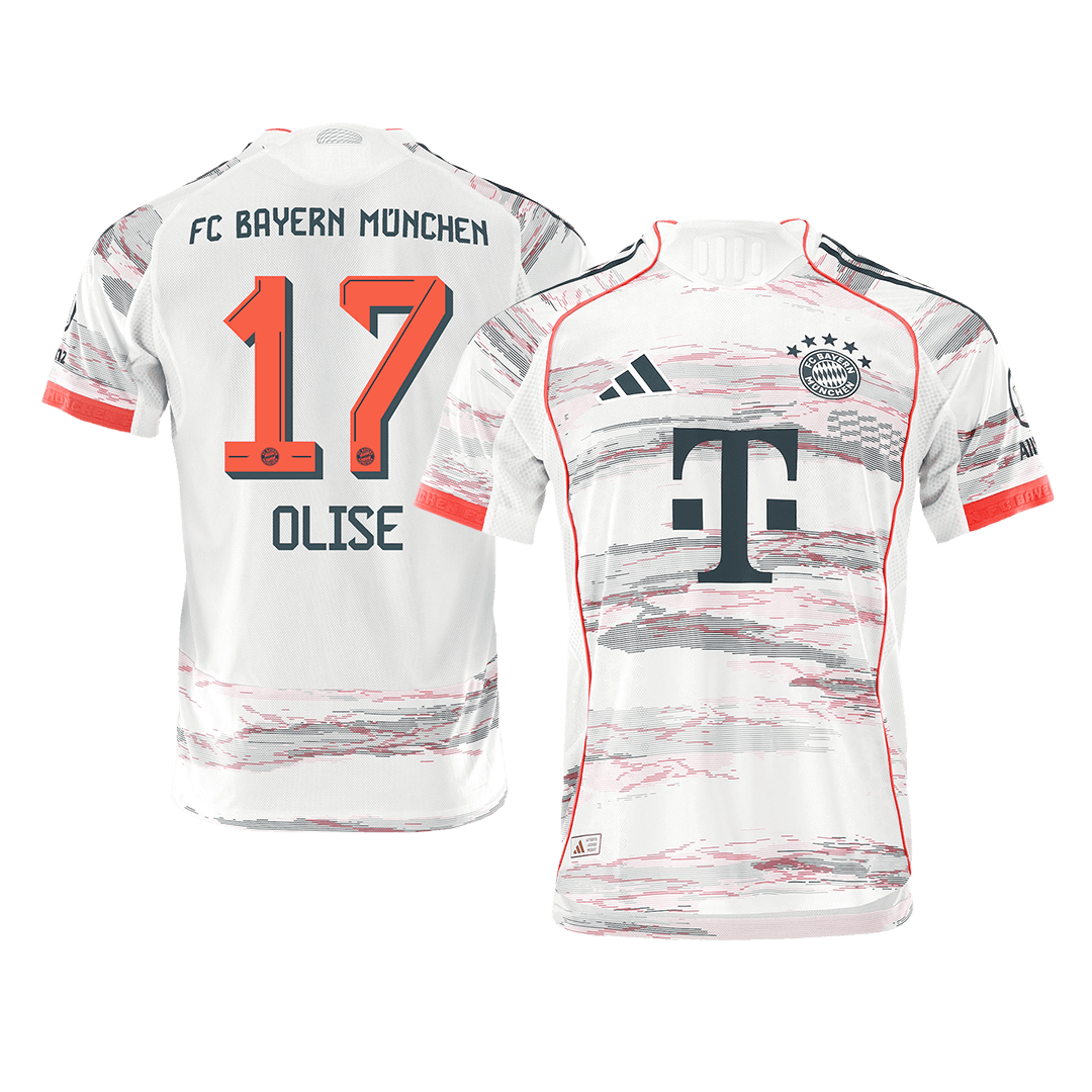 Bayern Munich OLISE #17 Away Soccer Match Jersey 2025/26 - Pro Jersey Shop