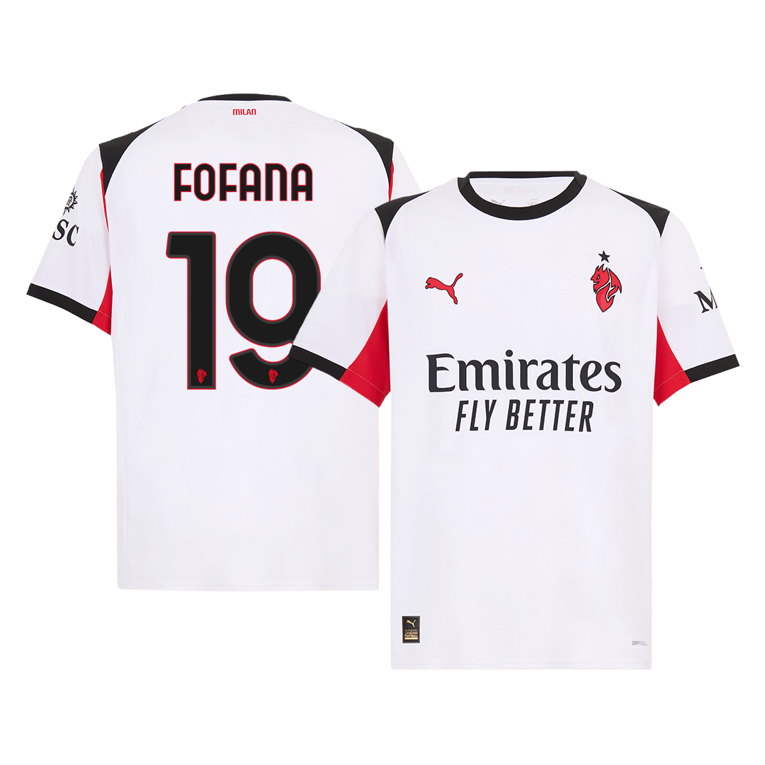 AC Milan FOFANA #19 Away Soccer Jersey Replica 2025/26 - Pro Jersey Shop