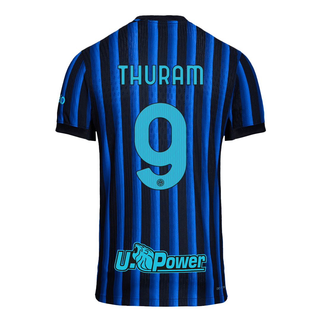 Inter Milan THURAM #9 Home Soccer Jersey Authentic 2025/26 - Pro Jersey Shop