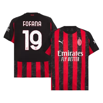AC Milan FOFANA #19 Home Soccer Jersey Replica 2025/26 - Pro Jersey Shop