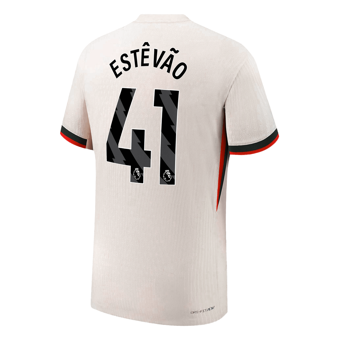 Chelsea ESTÊVÃO #41 Away Soccer Match Jersey 2025/26 - Pro Jersey Shop