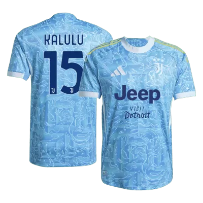 Juventus KALULU #15 Away Soccer Jersey Authentic 2025/26 - Pro Jersey Shop
