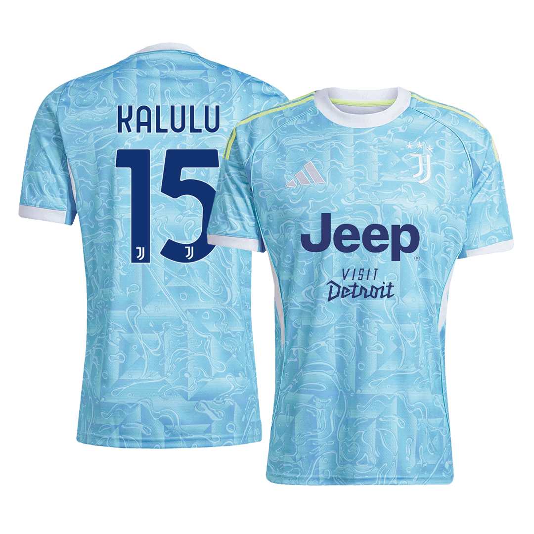 Juventus KALULU #15 Away Soccer Fan Jersey 2025/26 - Pro Jersey Shop