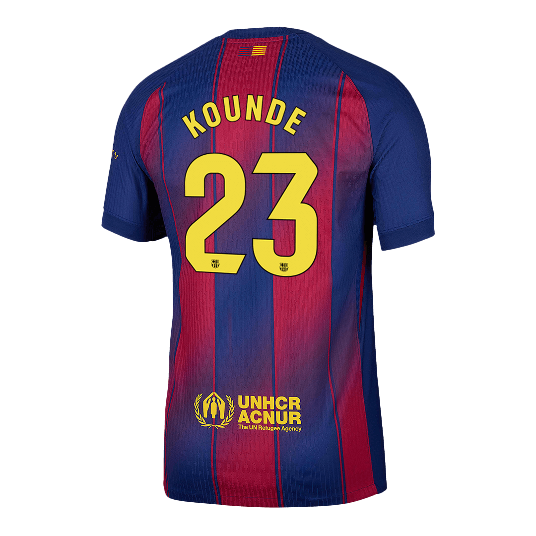Barcelona KOUNDE #23 Home Soccer Match Jersey 2025/26 - Pro Jersey Shop