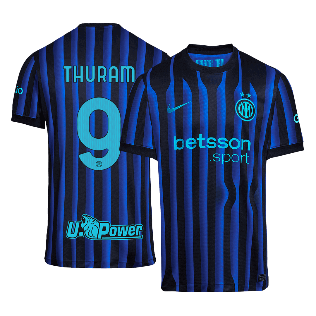 Inter Milan THURAM #9 Home Soccer Jersey Replica 2025/26 - Pro Jersey Shop