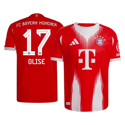 Bayern Munich OLISE #17 Home Soccer Jersey Authentic 2025/26 - Pro Jersey Shop