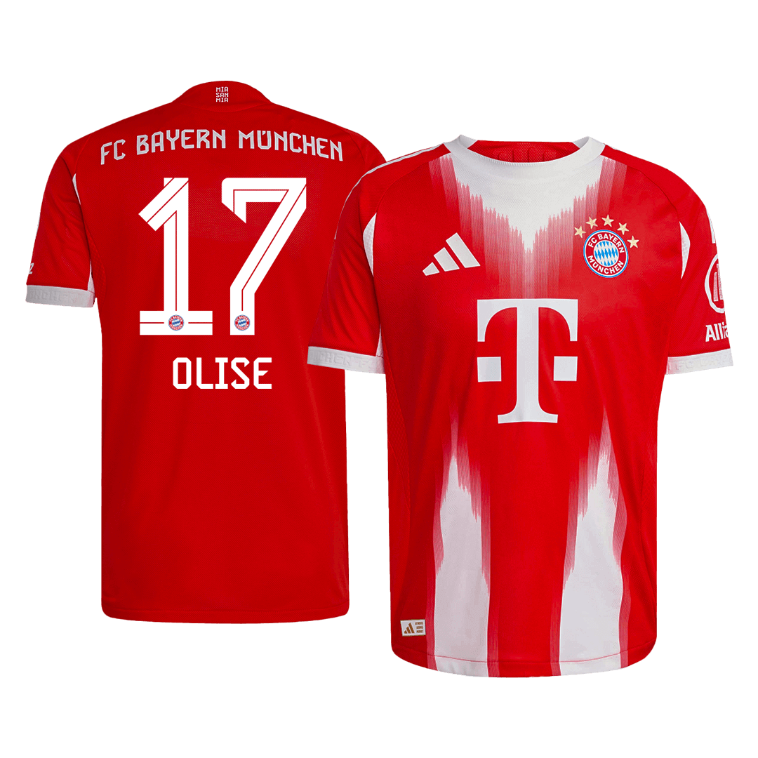 Bayern Munich OLISE #17 Home Soccer Match Jersey 2025/26 - Pro Jersey Shop