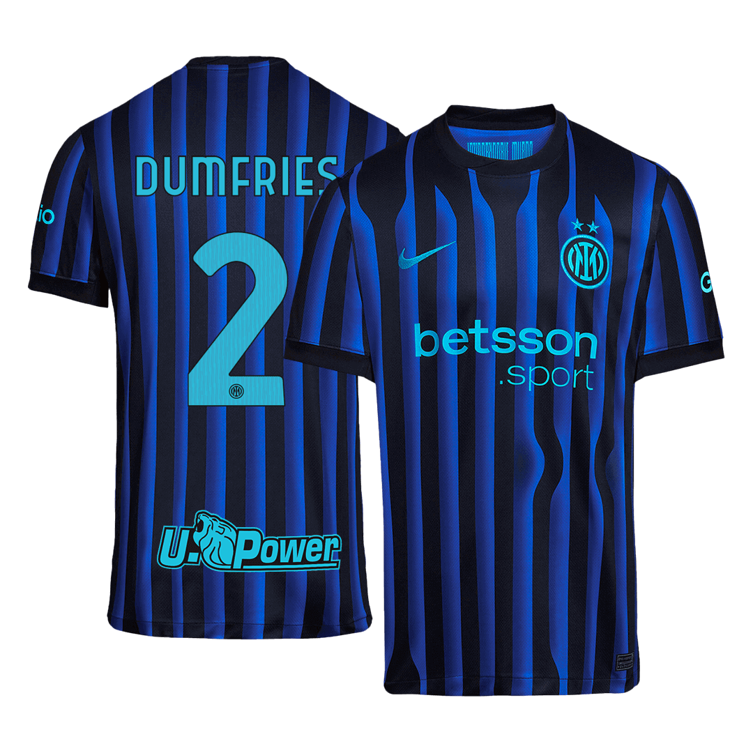 Inter Milan DUMFRIES #2 Home Soccer Jersey Replica 2025/26 - Pro Jersey Shop