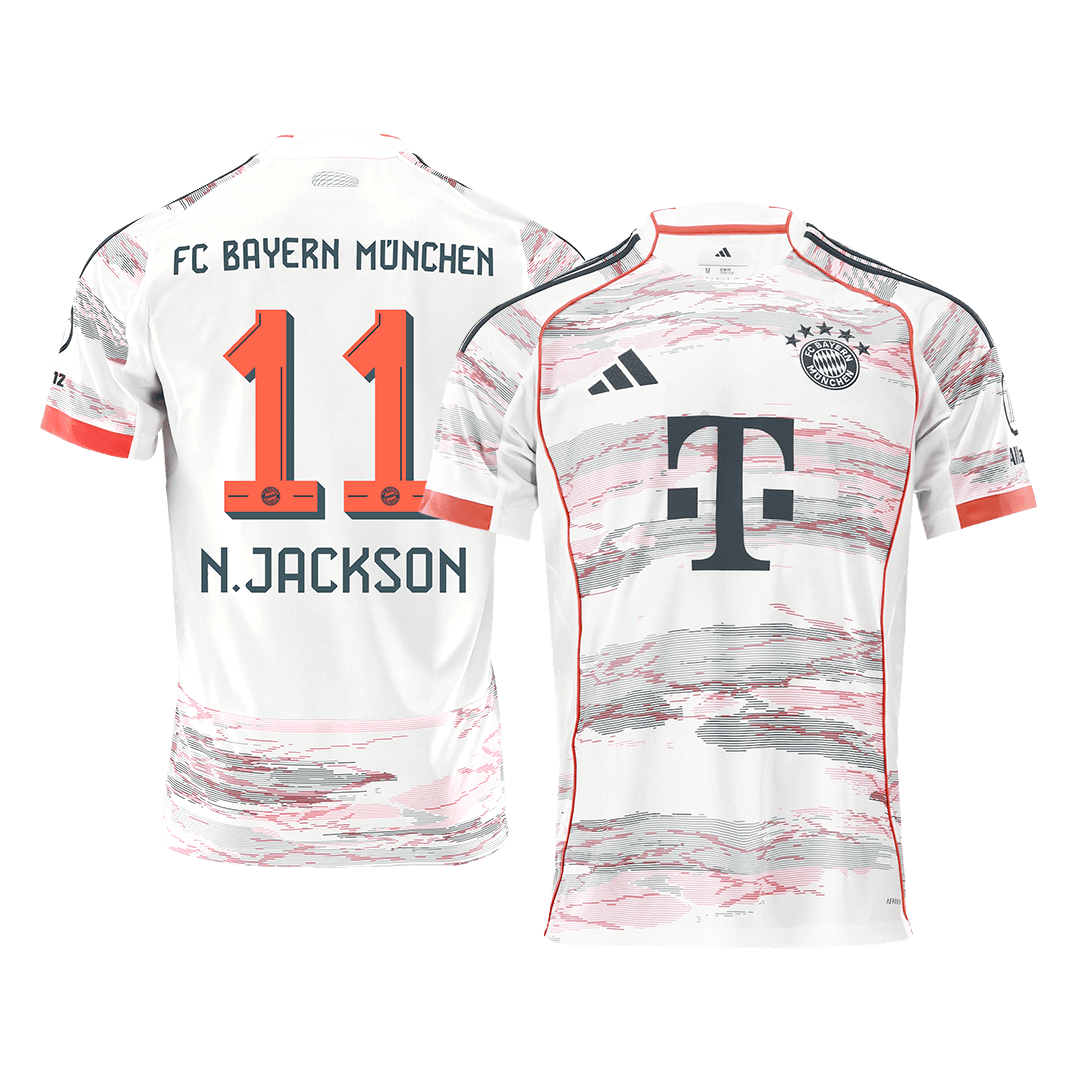 Bayern Munich N.JACKSON #11 Away Soccer Fan Jersey 2025/26 - Pro Jersey Shop