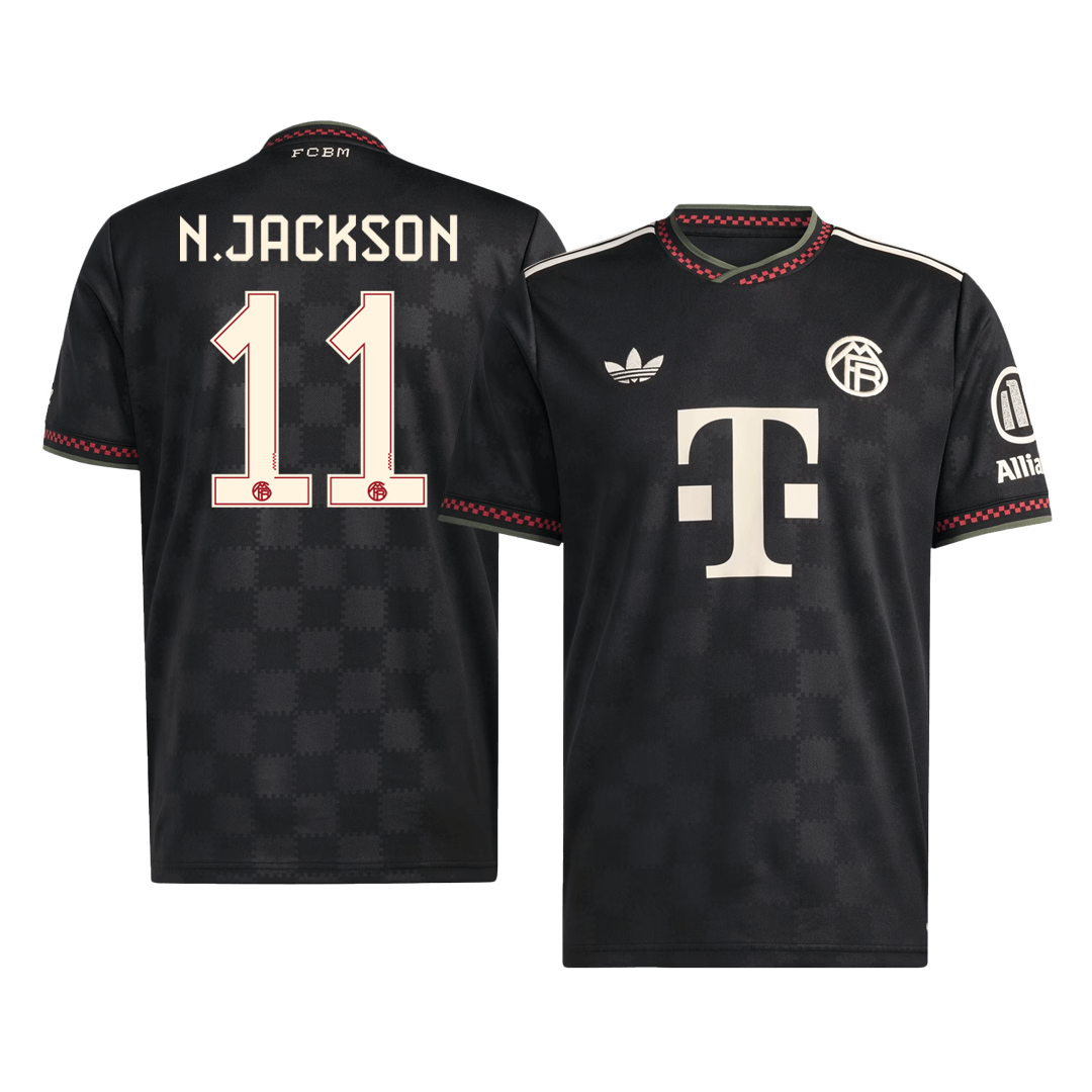 Bayern Munich N.JACKSON #11 Third Away Soccer Fan Jersey 2025/26 - Pro Jersey Shop