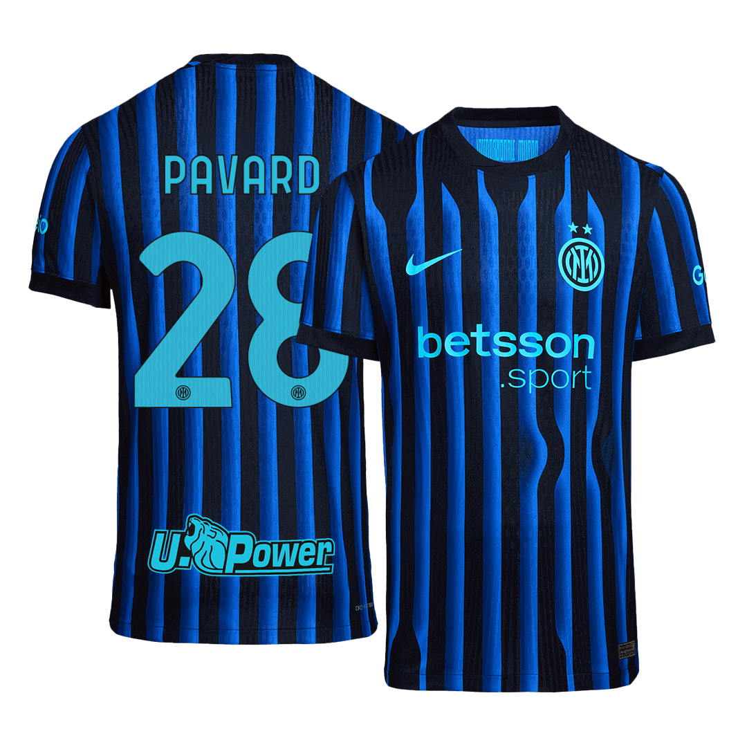 Inter Milan PAVARD #28 Home Soccer Jersey Authentic 2025/26 - Pro Jersey Shop