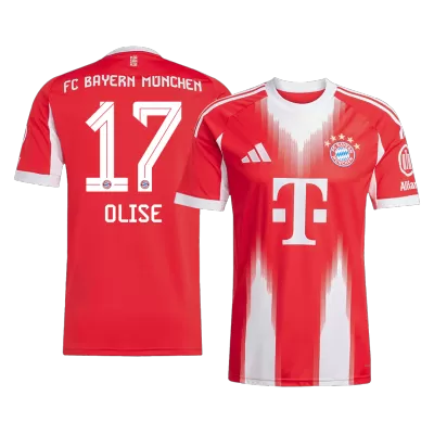 Bayern Munich OLISE #17 Home Soccer Jersey Replica 2025/26 - Pro Jersey Shop