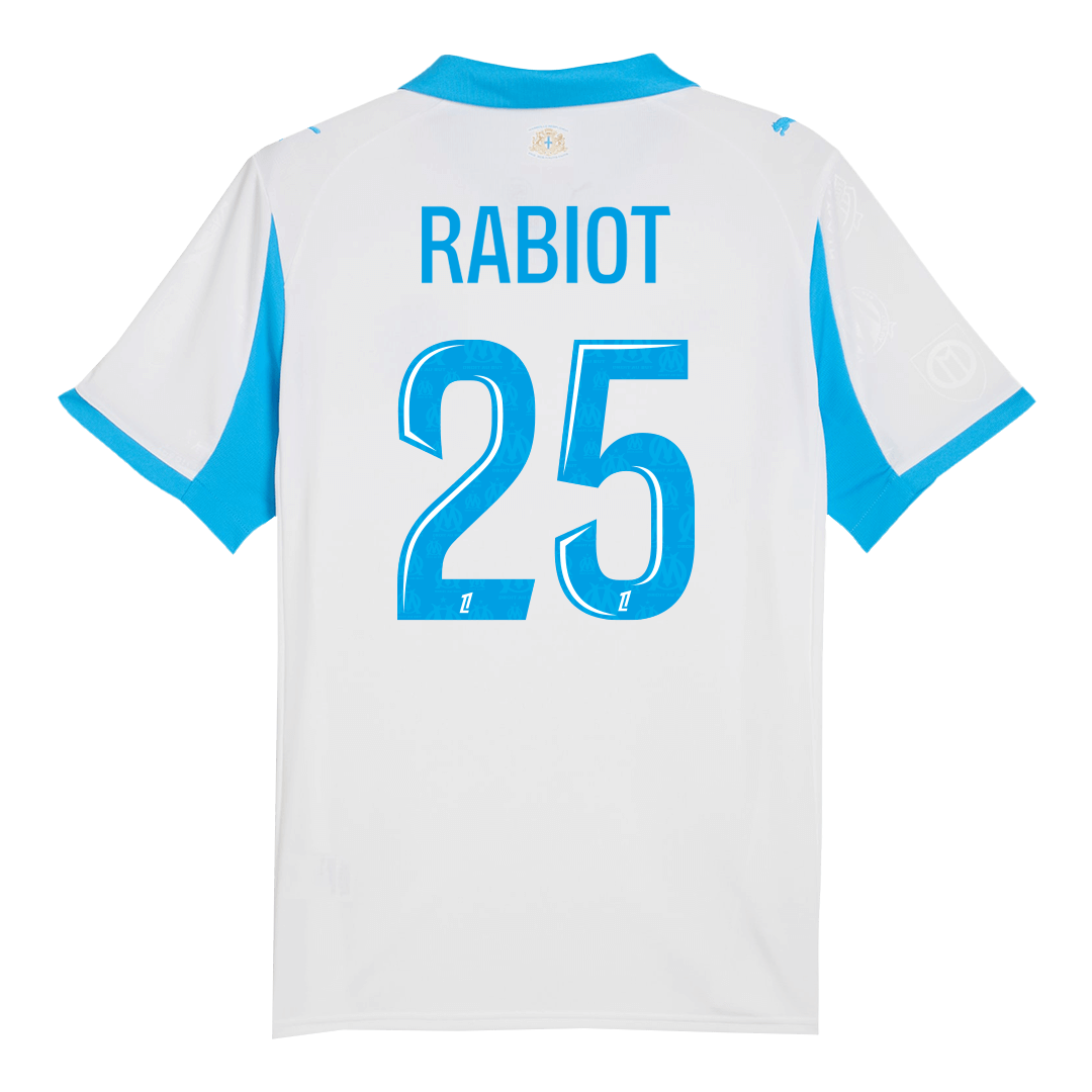 Marseille RABIOT #25 Home Soccer Jersey Replica 2025/26 - Pro Jersey Shop