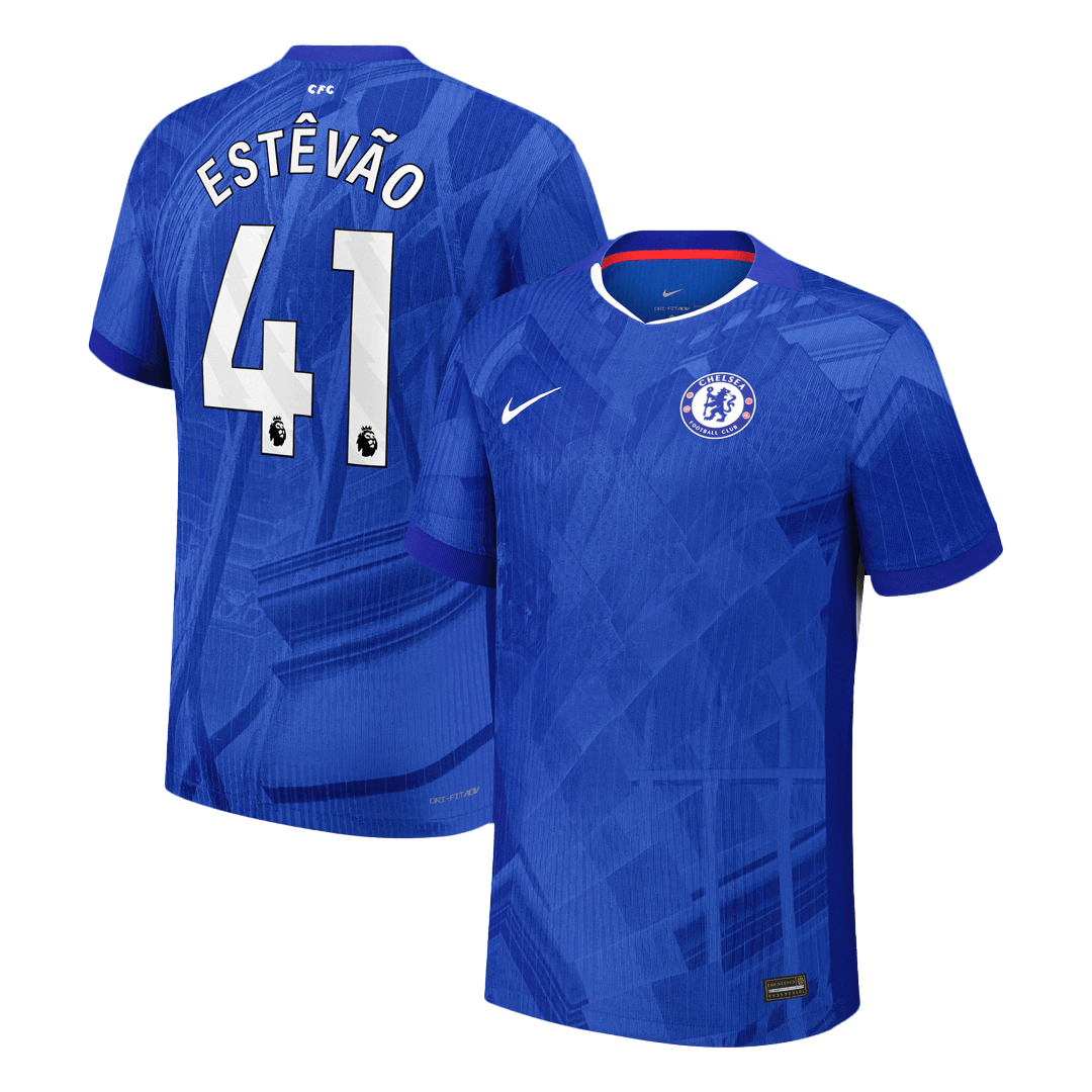 Chelsea ESTÊVÃO #41 Home Soccer Match Jersey 2025/26 - Pro Jersey Shop